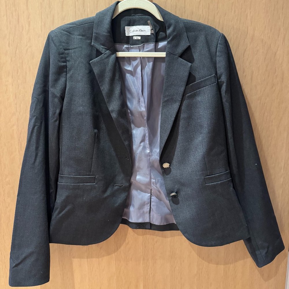 Calvin Klein grey blazer
